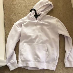 All white hoodie